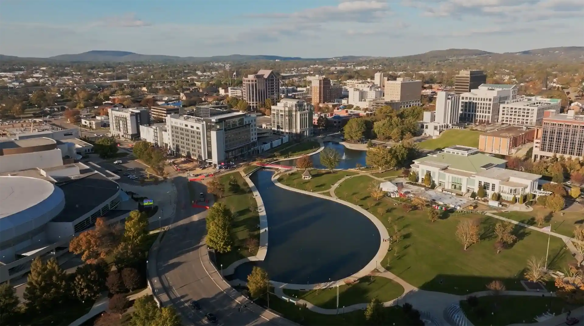 Huntsville aerial view